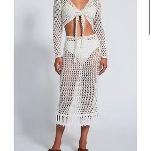 Devon Windsor White Skirt M